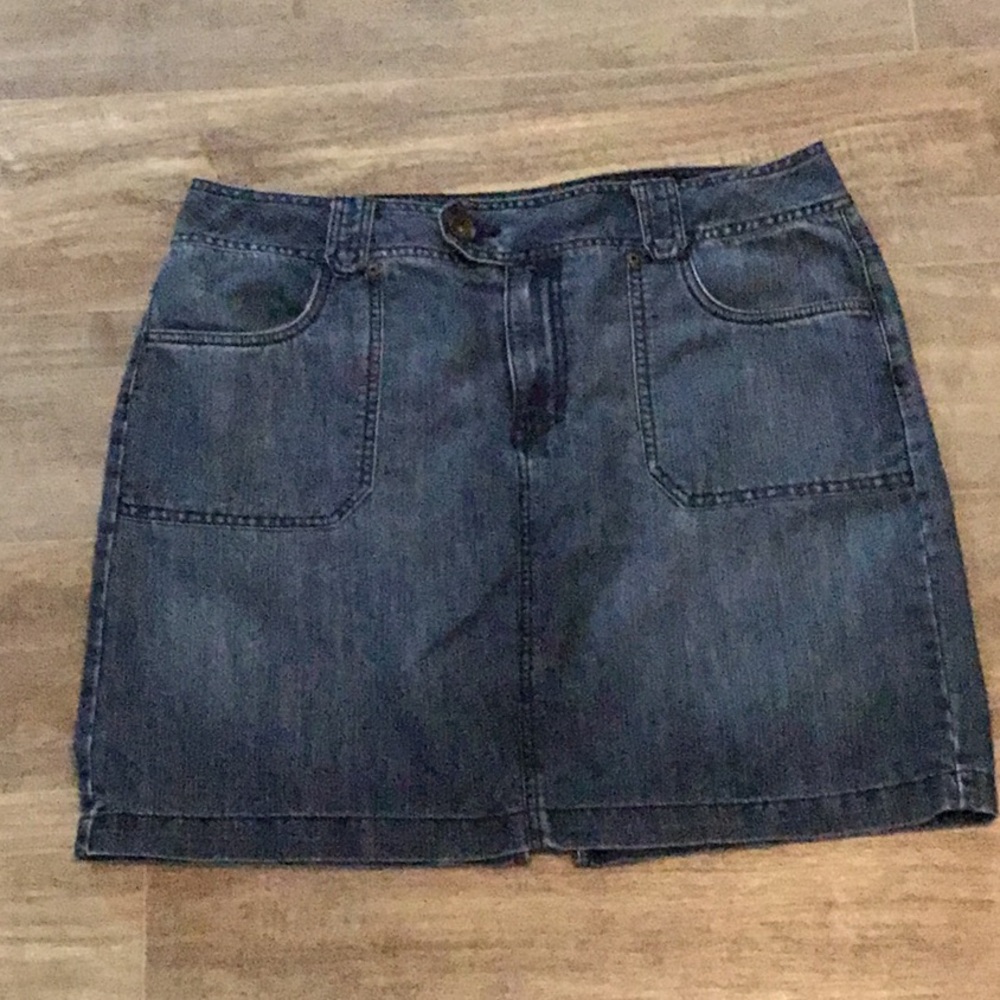 Faded Glory denim skirt size 14